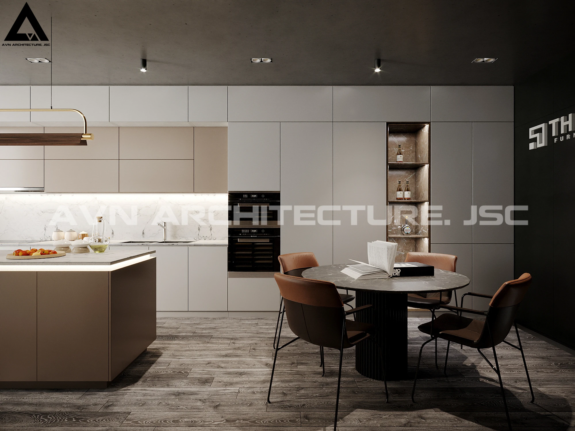 Thiết Kế Showroom Thien Furniture – Sang Trọng và Đầy Cá Tính